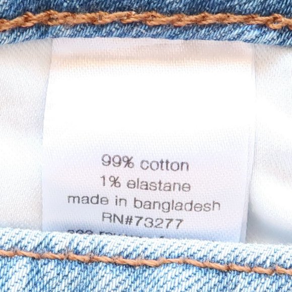 Elizabeth and James High Waisted Vintage Straight Jeans Light Wash Size 10 / 30 - Picture 7 of 8